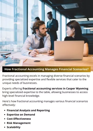 How Fractional Accounting Manages Financial Scenarios?