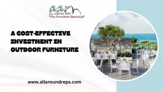 A Cost-Effective Investment in Outdoor Furniture