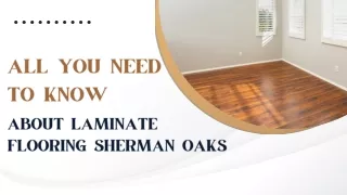 All You Need To Know About Laminate Flooring Sherman Oaks