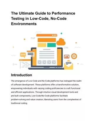 The Ultimate Guide to Performance Testing in Low-Code, No-Code Environments (1)