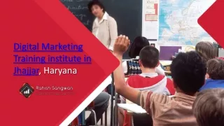 Digital Marketing Training institute in Jhajjar