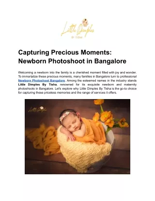 Capturing Precious Moments_ Newborn Photoshoot in Bangalore (1)