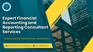 Expert Financial Accounting and Reporting Consultant Services