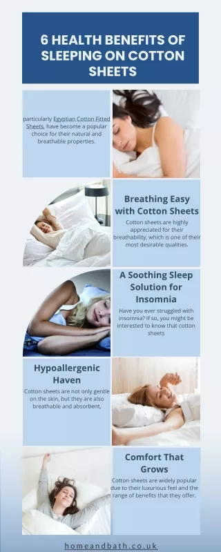 6 Health Benefits Of Sleeping on Cotton Sheets