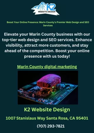 Boost Your Online Presence Marin County's Premier Web Design and SEO Services