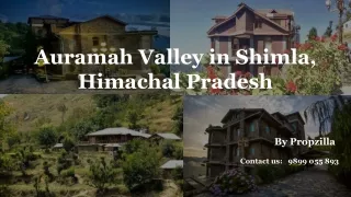 Auramah Valley 2 & 3  BHK Apartments in Shimla, Himachal Pradesh