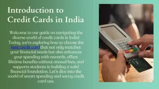 Unlocking Rewards: Your Guide to Choosing the Best Credit Card in India