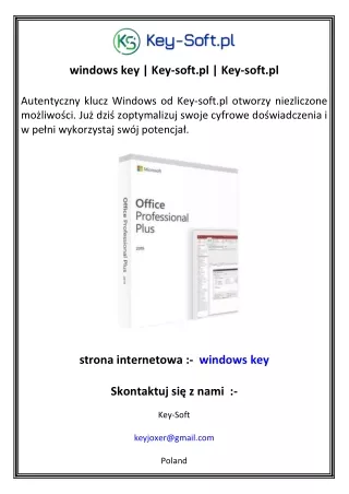 windows key   Key-soft.pl   Key-soft.pl