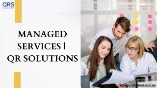 Salesforce Manged Services