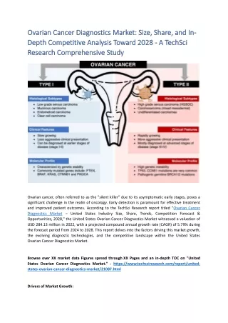 Ovarian Cancer Diagnostics Market: Size, Share, and In-Depth Competitive Analysi