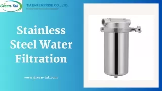 Stainless Steel Water Filtration: Durable Defense for Cleaner Drinking Water