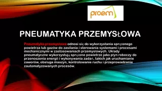 Pneumatyka przemysłowa