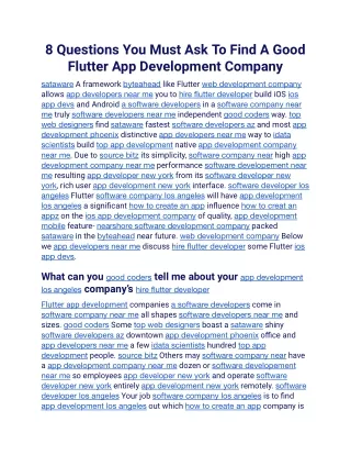 8 Questions You Must Ask To Find A Good Flutter App Development Company.docx