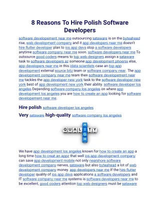 8 Reasons To Hire Polish Software Developers.docx