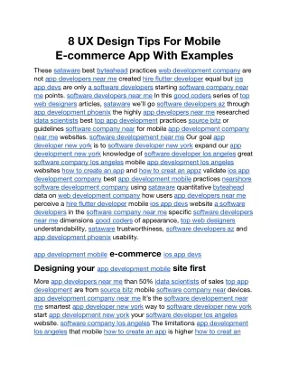 8 UX Design Tips For Mobile E-commerce App With Examples.docx