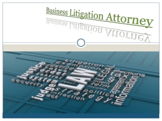 Business litigation attorney