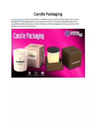 Candle Packaging