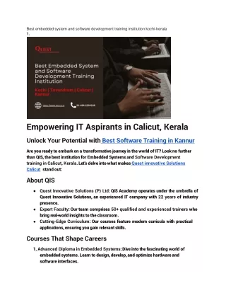 Best Python Training in Kochi & Calicut, Kerala