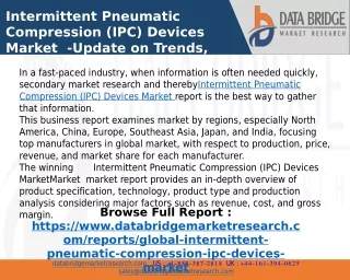 Intermittent Pneumatic Compression (IPC) Devices