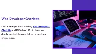 Web Developer Charlotte