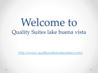 Quality Suites lake buena vista