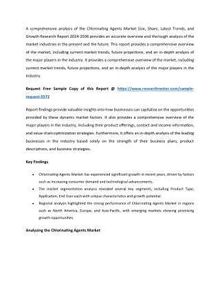 Chlorinating Agents Market