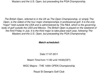 the open championship live golf stream british open pga tour