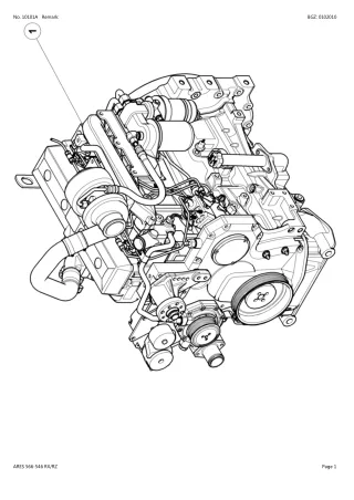 CLAAS ARES 566-546 RX RZ TRACTOR Parts Catalogue Manual (SN CT5321500-CT5329999)