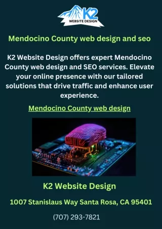 Mendocino County web design and seo