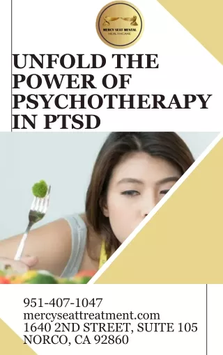 Unfold the Power of   Psychotherapy in PTSD