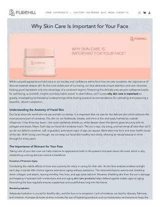 Skin Care Essential for Your Face What You Need to Know