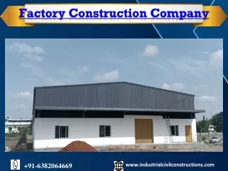 Factory Construction Company |Trichy|Madurai|thoothukudi |Erode |Dindigul |Sivakasi |Salem|Coimbatore