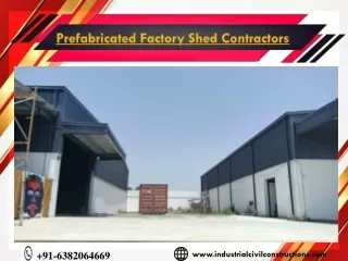 Prefab Factory Shed  Manufacturer | Trichy|Madurai|thoothukudi  | Erode | Dindigul| Sivakasi|Salem|Coimbatore