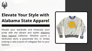 Alabama State Apparel Collection - 1921 Movement