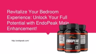 Elevate Your Performance: The EndoPeak Way to Enhanced Vitality