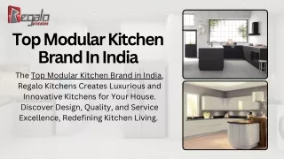 Top Modular Kitchen Brand In India