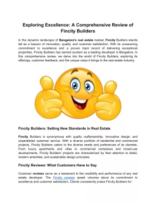 Exploring Excellence_ A Comprehensive Review of Fincity Builders