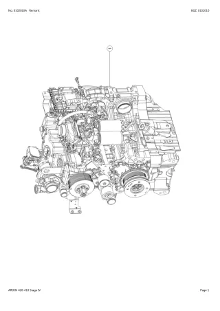 CLAAS ARION 420-410 STAGE IV TRACTOR Parts Catalogue Manual (SN A3200010-A3209999)