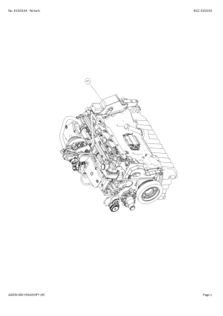 CLAAS AXION 800 HEXASHIFT LRC TRACTOR Parts Catalogue Manual (SN B0200011-B0209999)