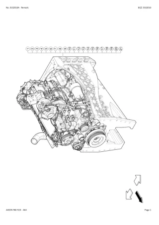 CLAAS AXION 960-920 - A64 TRACTOR Parts Catalogue Manual (SN A6400010-A6409999)