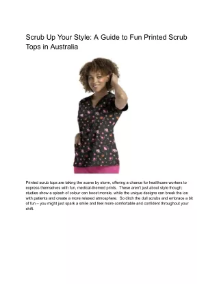 Scrub-Up-Your-Style-A-Guide-to-Fun-Printed-Scrub-Tops-in-Australia