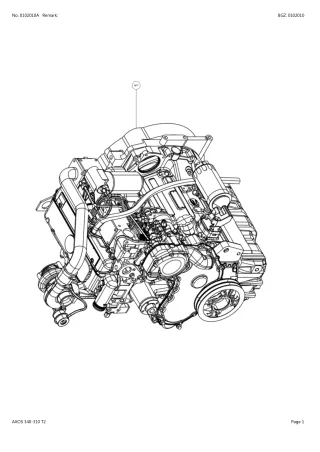 CLAAS AXOS 340-310 T2 TRACTOR Parts Catalogue Manual (SN A2220000-A2299999)