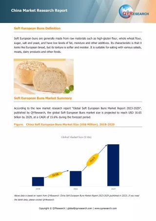 Soft European Buns, China Market Size Forecast, Top 14 Players Rank and Market Share