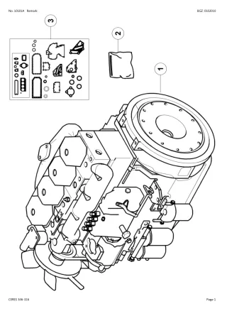 CLAAS CERES 346-316 TRACTOR Parts Catalogue Manual (SN CT13200010-CT13209999)