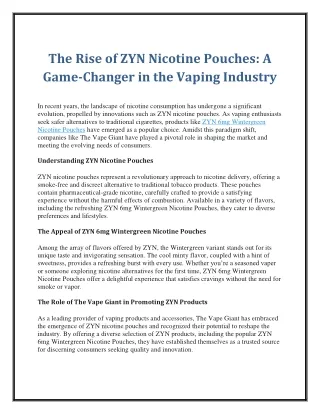 The-Rise-of-ZYN-Nicotine-Pouches-A-Game-Changer-in-the-Vaping-Industry