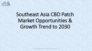 CBD Patch Market