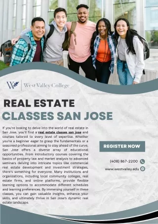 Real Estate Classes San Jose