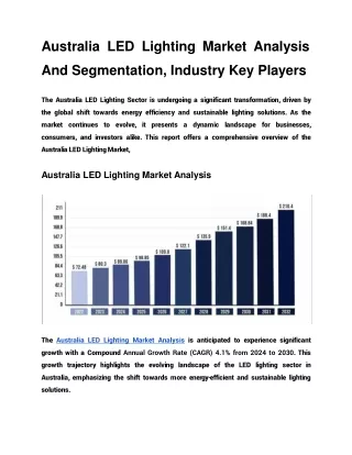 Australia LED Lighting Market Analysis And Segmentation, Industry Key Players