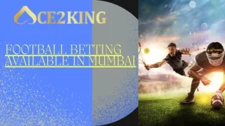 Football betting available in Mumbai