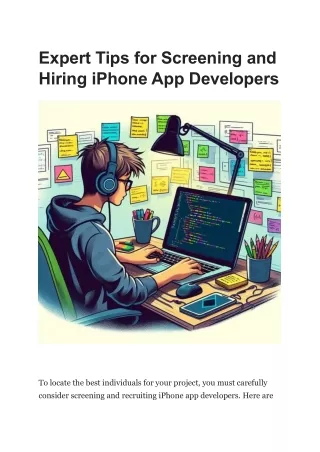 Expert Tips for Screening and Hiring iPhone App Developers